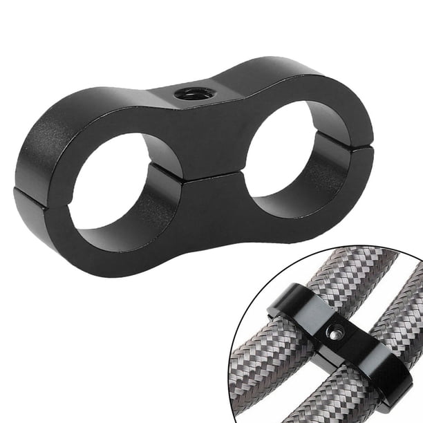 Separador De Tubo De Manguera De Combustible Y Aceite Kit de fijación de línea de tubo de aluminio de abrazadera de línea de manguera de coche para reembalaje de vehículos de automóviles Sywqhk Accesorios para autos y motos