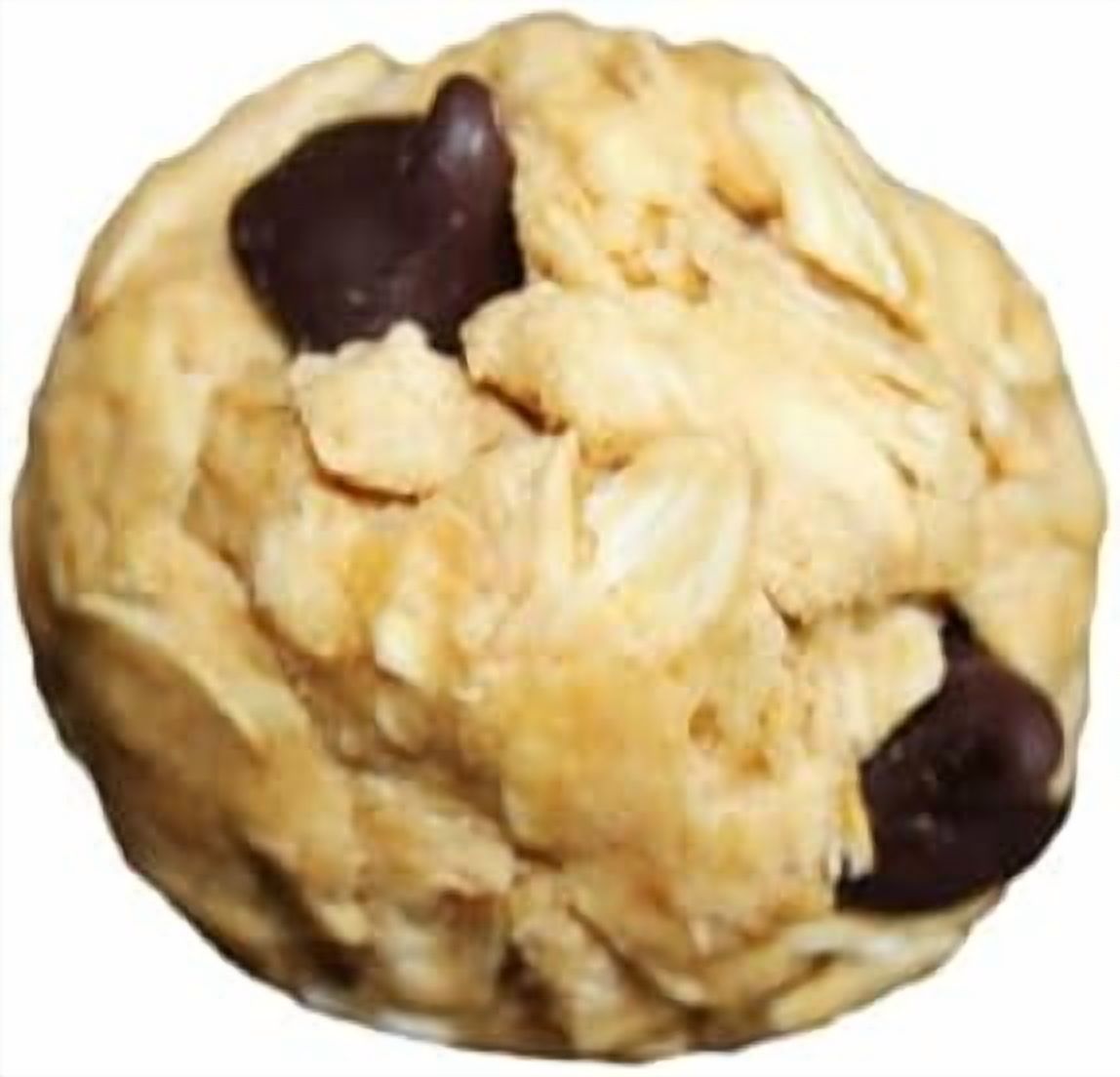 SimplyFUEL Whole Food Protein Balls with Probiotics - Chocolate Chip Cookie Dough Protein Snacks - 8g Protein Snack - Gluten Free Energy Balls , 2 Pack of 12 Balls