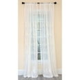 thumbnail image 2 of Manor Luxe Ella Embroidered Sheer Single Curtain Panel 52" w x 96" l 96 Inches, 2 of 4