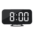 thumbnail image 1 of Bearachild Despertador LED de 6,5 pulgadas con puertos USB duales, reloj de espejo multifuncional regulable para oficina en casa Decoración del hogar Bearachild HA017565-00, 1 of 1