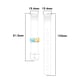thumbnail image 4 of Compatible Con Fitbit Luxe Correa De Repuesto Correa De Tpu Suave Correa De Reloj Impermeable Cateissary EL017493-04, 4 of 5