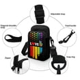 thumbnail image 5 of HELLHERO Spider Web Leakproof Adjustable Shoulder Strap Crossbody Bag Double Deck for Casual Use, 5 of 7