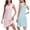 Blush Pink&Sage Green, variant on Womens Bamboo Rayon Nightgowns Sleeveless Cooling Nightshirts Soft V Neck Tank Sleep Shirts S-XXL(Black&Grey, XL)
