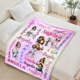 thumbnail image 5 of JML USA Customized Soft Flannel Throw Blanket, Personalized Girl Blanket with Name, Memorial Gift for Toddler Girls on Birthday Christmas, Fast Delivery, 5 of 6