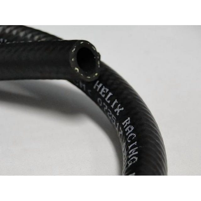 Helix Racing Fuel Line 380-9313 OE BLACK FI; For Powersport Applications; 10 Foot Length; 3/8 Inch Inner Diameter; Black; Rubber; Meets SAE 30R9