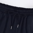 thumbnail image 6 of Fabrcox Mens Capris Pants Elastic Waist Wide Leg Sweatpants for Men Baggy Lightweight Summer Hiking Workout Mens Trousers with Pockets Blue XL, 6 of 6