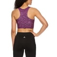thumbnail image 2 of Reebok Women's Renew Longlined Printed Sports Bra with Removable Cups, 2 of 7