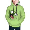 thumbnail image 4 of Invader Zim Youth Sweatshirt Hoodies Pullover 3D Print Novelty Hooded Hoody Clothes For Boys Girls Teen Clothing, 4 of 7