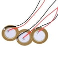 thumbnail image 4 of 15Pcs Contact Microphone Triggers, Transducer Prewired, Piezo Disc with Wire, Piezoelectric Pickup, 4 of 9