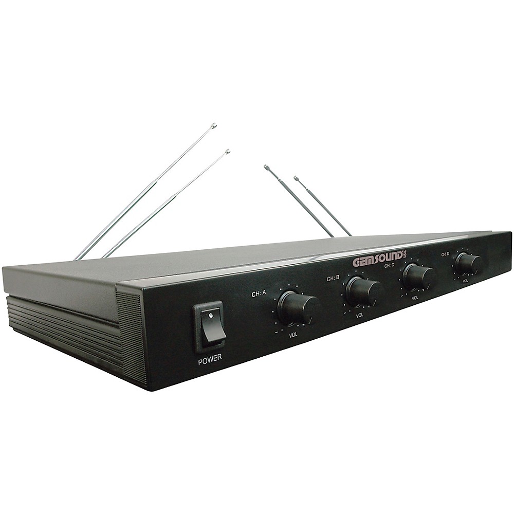 Gem Sound GMW4 QuadChannel Wireless Mic System