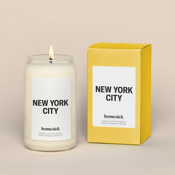 Homesick Premium Scented Candle, New York City