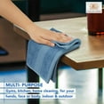 thumbnail image 7 of Casa Platino 12 Piece Wash Cloths Bathroom Set - 100% Cotton Highly Absorbent Washcloths Bulk, Wash Clothes - Allure, 7 of 7