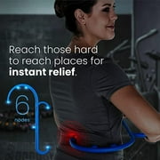 Liba Back and Neck Massager for Trigger Point Fibromyalgia Pain Relief - Self Massage Hook Cane Therapy