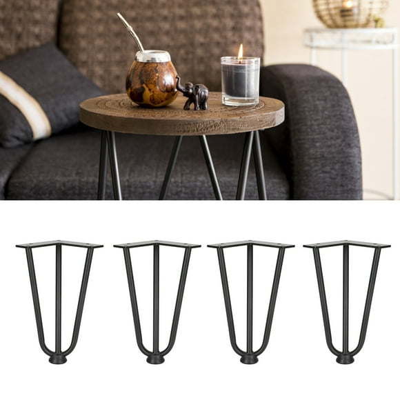 Table Leg, Classic Easy Installation Hairpin Legs, Strong Coffee Legs, for Coffee Tables Modern Tables 20cm