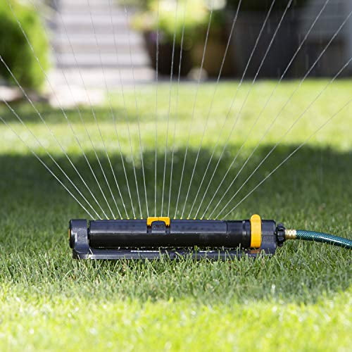 Bundle Melnor 65074-AMZ XT Turbo Oscillating Sprinkler with 2-Way Adjustment and QuickConnect Product Adapter Set