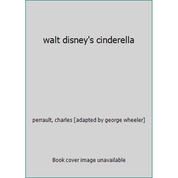 Pre-Owned walt disney's cinderella (Hardcover) 0307070395 9780307070395