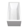 thumbnail image 4 of Melody 60 Inch Freestanding Bathtub in White with Shiny White Drain and Overflow Trim, 4 of 5