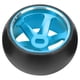 thumbnail image 2 of RC Metal Wheel Hub Tire Replacement Fit for Wltoys K969 1/28 RC Car Upgrade PartsBlue, 2 of 4