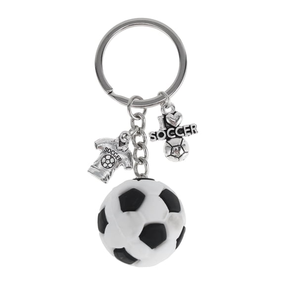 Unique Bargains 1 Pc Handbag Charms Keychains Fashionable Design Bag Accessories Black White