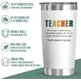thumbnail image 2 of Teacher Appreciation Gifts For Women, Teacher''s Day, Birthday, Christmas, Back To School Gifts For Teachers, End Of Year Teacher Gifts From Student, Thank You Gifts, 20oz Stainless Steel Tumbler, 2 of 6