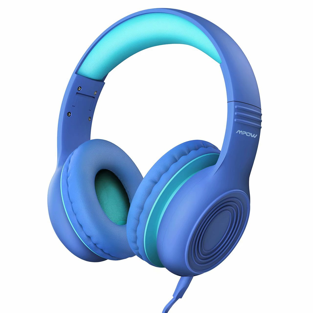 Destructief Egoïsme hout Mpow CH6 Kids Headphones for Baby to Teen, Switchable Volume Limited Safe  Headphones w/Sharing Function for Children Boys Girls, Foldable  Over-Ear/On-Ear Headset w/Mic for School/PC/Cellphone-Blue - Walmart.com
