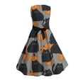 thumbnail image 5 of Piuwrlz Kids Cos Perform Dresses for Girls Halloween Party Dress Orange Size 13 Years, 5 of 9