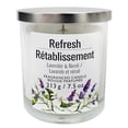 thumbnail image 1 of REFRESH Lavender & Neroli Scented Jar Candle, 1 of 3