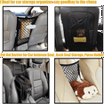 thumbnail image 4 of Dog Car Net Barrier Pet Barrier with Mesh Organizer Baby Stretchable Storage Bag Universal for Cars, 4 of 4