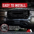 thumbnail image 5 of AMERICAN MODIFIED Grille w/Emblem Base, 19-21 GMC Sierra 1500, Glossy Black, 5 of 8