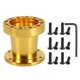 thumbnail image 1 of Kit d'adaptateur universel pour moyeu de volant de voiture, 3 pouces, entretoise en aluminium (doré), 1 of 4