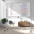 thumbnail image 6 of Tooloton Mobile Reversible Whiteboard with Wheels, 72 x 40 Inch Magnetic Dry Erase Board, 6 of 7