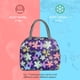thumbnail image 4 of 1 Uds. Bolsa de aislamiento térmico impresa de tela portátil para que los estudiantes lleven comidas al trabajo bolsa de almuerzo bento, 4 of 5
