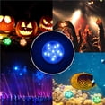 thumbnail image 3 of 2Pcs Underwater Light LED Submersible Light 8cm Petal Underwater Light Dimmable Light with 10 Colors 3 Modes RF Remote Control Battery Powered for Pool Aquarium Bathtub, 3 of 9