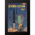 thumbnail image 2 of Retrosci-fi 11x14 Black Modern Framed Museum Art Print Titled - Astounding Science Fiction: Space Fear, 2 of 5