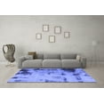 thumbnail image 3 of Ahgly Company Indoor Rectangle Abstract Blue Modern Area Rugs, 8' x 10', 3 of 4
