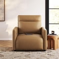 thumbnail image 3 of Mainstays Williamson Power Recliner in Camel Faux Leather, 3 of 10