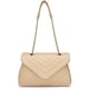 thumbnail image 1 of Bolsos cruzados para mujer, ligeros, con correa de cadena ajustable y acolchados, de diseñador, para el hombro, color albaricoque, 1 of 5
