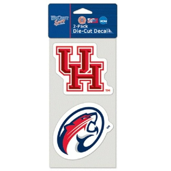 4 x 4 in. Houston Cougars Perfect Cut Decal