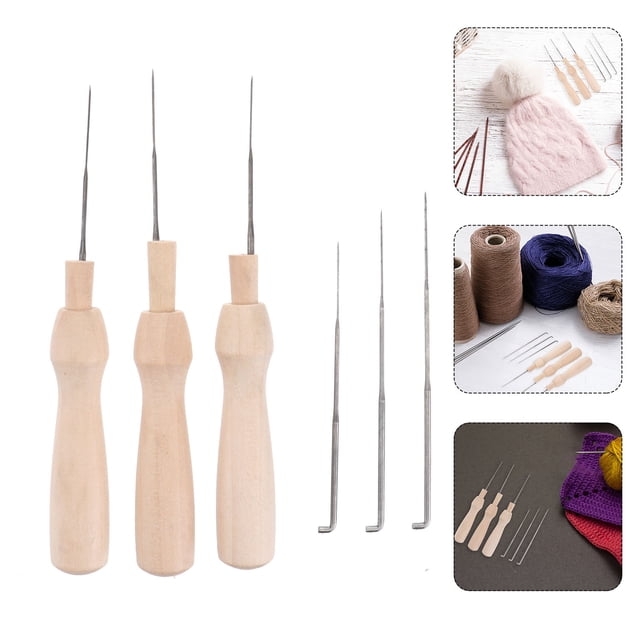 UPGRATOR 60Pcs Felt Needles for Wool Craft Projects and Felting Tools Beginners