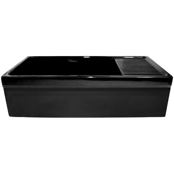 Whitehaus Collection WHQD540-BLACK Quatro Alcove Sinks Black