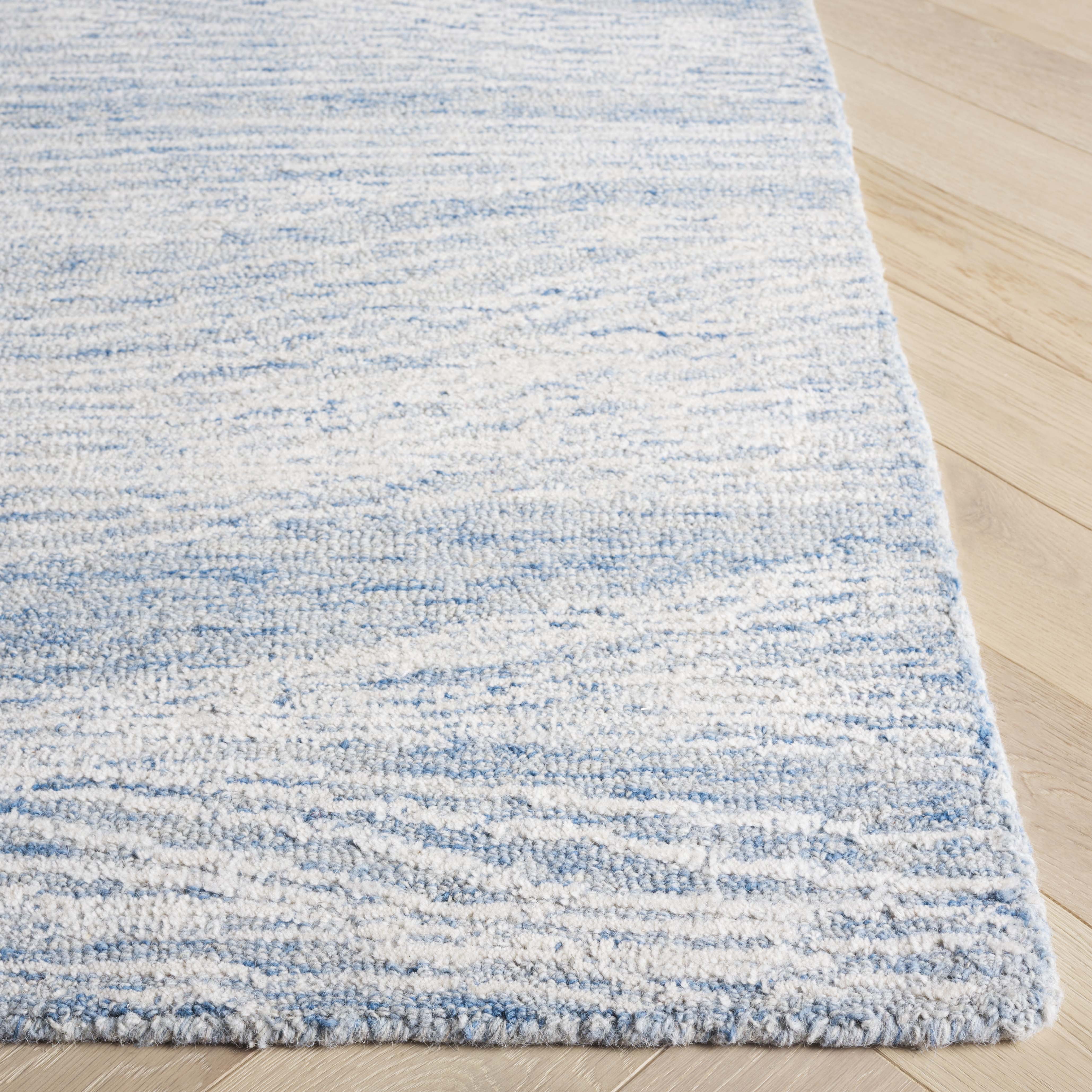 SAFAVIEH Metro Bridget Abstract Area Rug, Blue/Ivory, 2'3" x 4'