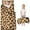 Beige and Black-2, variant on Beige and Black Of Leopard Print Toddler Nap Mats for Kids Preschool,Sleeping Mat Bag or Kids,Toddler Sleeping Bag,Toddler Nap Mat or Daycare