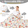 thumbnail image 3 of Pioneer Flower Floral Print Pattern Toddler Nap Mats for Kids Preschool,Sleeping Mat Bag or Kids,Toddler Sleeping Bag,Toddler Nap Mat or Daycare, 3 of 6