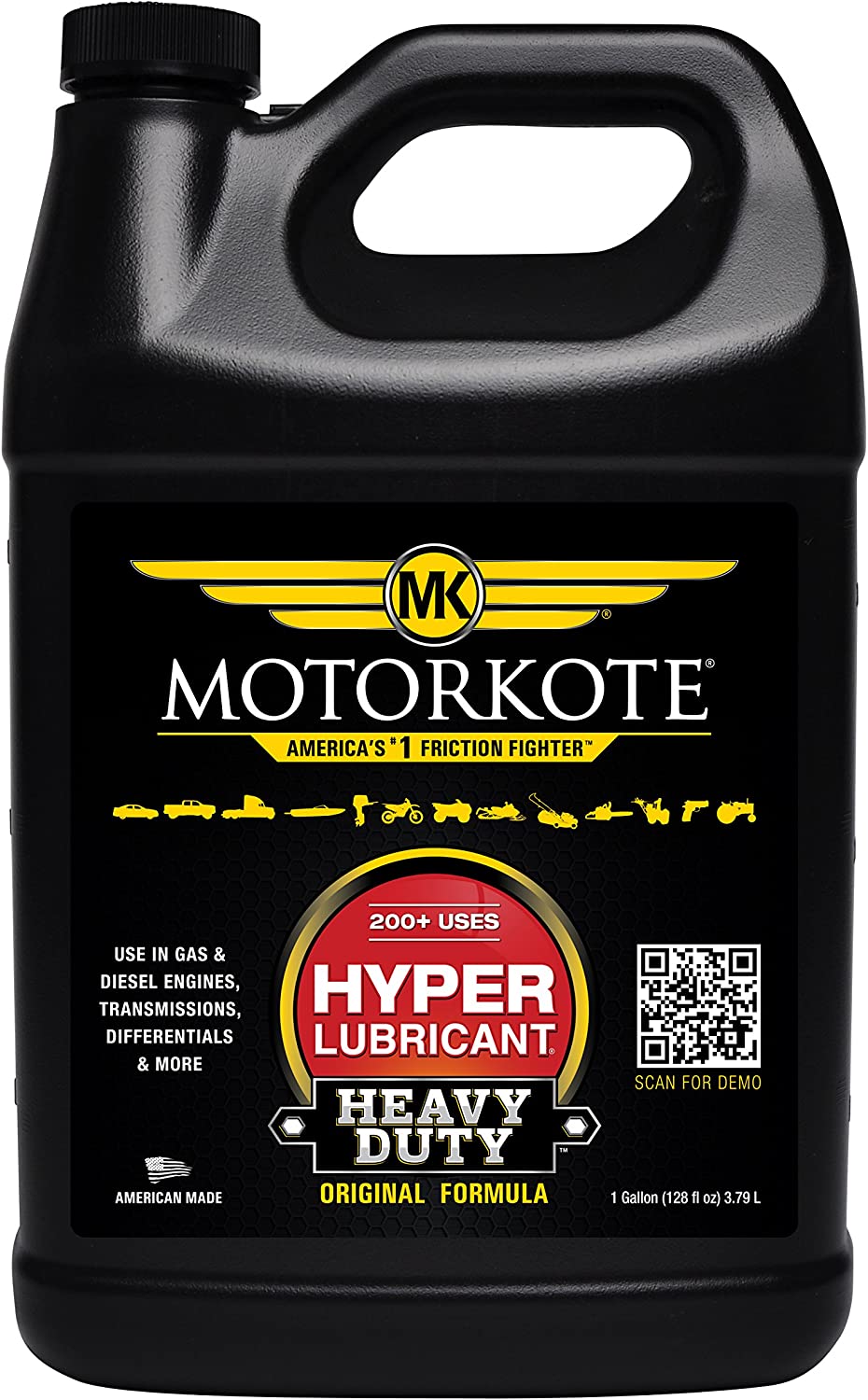 Motorkote MKHL01G04 Heavy Duty Hyper Lubricant, 1Gallon, Single