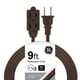 thumbnail image 1 of GE Designer - Extensión trenzada, 3 tiras, salidas de 2 dientes, enchufe plano, cable de alimentació, 1 of 4