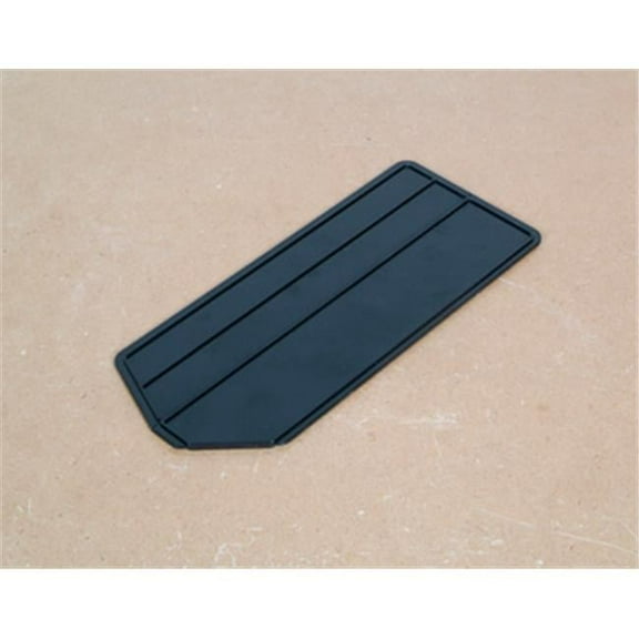 Triton Products  7 In. L x 2.63 In. W x .88 In. H ABS Plastic Black Bin Dividers for 3-220 Bins  6 Pack