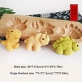 thumbnail image 2 of Molde de madera para galletas, molde para hornear con forma de dinosaurio, molde para fondant para tartas, sello, grabador, decoración para tartas, molde para tartas de luna tallado para Navidad,, 2 of 6