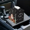 thumbnail image 6 of Yuyamidu Cute Square Tissue Box Cover for Living Room Santa Claus Tissue Box Holder for Bathroom Easy to Install Facial Paper Organizer Dispenser for Napkin Facial Paper Gift for Holiday, 6 of 8