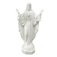 thumbnail image 4 of Jésus statue sculpture, figurine de Jésus en Résine de Collection, figure Religieuse Blanche, 4 of 9