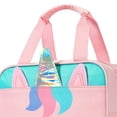 thumbnail image 4 of Unicorn Lunch Box,Insulated Pink Girls Lunch Box Toddler Lunch Bag Cartoon Portable Thermal Bag Reusable Thermal Lunch Suitcase Suitable for Students in Kindergarten To Keep Warm During Picnics, 4 of 5